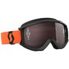 Black/Orange Recoil XI Goggles w/Silver Chrome Lens