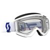 White Recoil XI Goggles w/Clear Lens