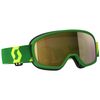 Youth Green/Yellow Buzz Pro Goggles w/Gold Chrome Lens