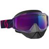 Purple/Pink Hustle Snowcross Goggles w/Enhancer Teal Chrome Lens