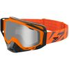 Orange/Charcoal/Black Core Goggles w/Smoke Tint & Platinum Finish Lens
