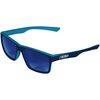 Cyan/Navy Deuce Sunglasses w/Polarized Blue Mirror Lens