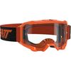 Neon Orange Velocity 4.5 Goggles w/Clear Anti-Fog Lens