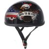 Black Original Freedom Eagle Half Helmet