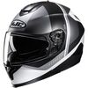 Semi-Flat Black/Silver/White C70 Alia MC5SF Helmet