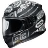Matte Black/White RF-1200 Marquez Digi Ant Helmet