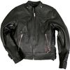 Women's Lace Up Sleeves Leather Jacket