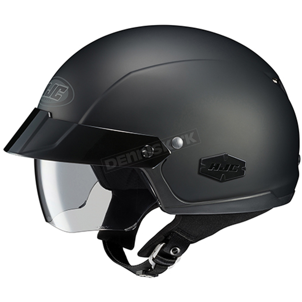 Adult Gloss Black 1//2 Motorcycle Helmet