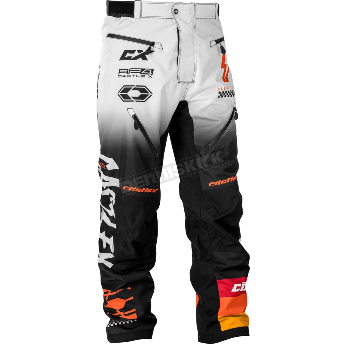 White/Black/Orange R24 Race Pants - 73-8452