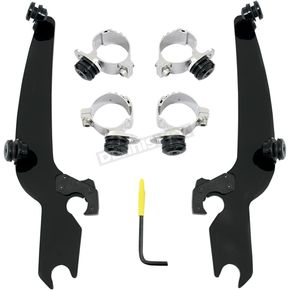 Black No-Tool Trigger-Lock Sportshield Mounting Kit 
