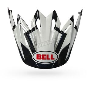 White/Black/Red Visor for Moto-9 District Helmet