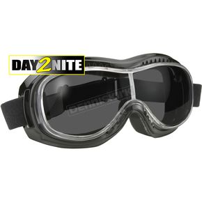 Black Airfoil Sunglasses w/Photochromic Lens