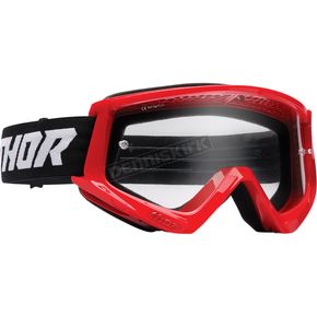 Youth Red/Black Combat Racer Goggle 
