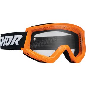 Youth Orange/Black Combat Racer Goggle 