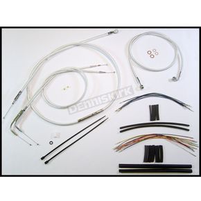 Custom Sterling Chromite II Designer Series Handlebar Installation Kit for Use w/15 in. - 17 in. Ape Hangers