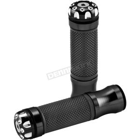 Black Grips with Revolver Bar End