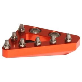 Orange Pro Series CNC Solid Rear Brake Pedal Tip