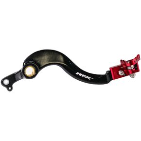 Black/Red Pro Series Flexi-Tip Rear Brake Pedal