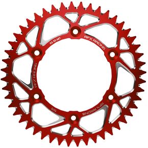 Red 50 Tooth Pro Elite Aluminium Rear Sprocket