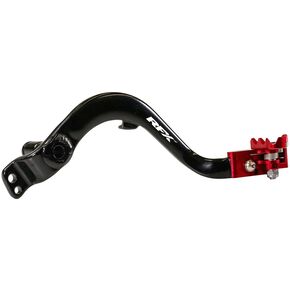 Black/Red Pro Series Flexi-Tip Rear Brake Pedal
