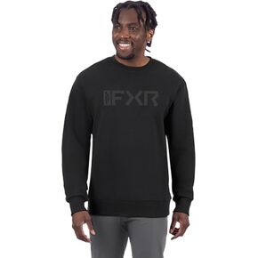 Black Ops Mitered Cotton Crewneck Sweatshirt