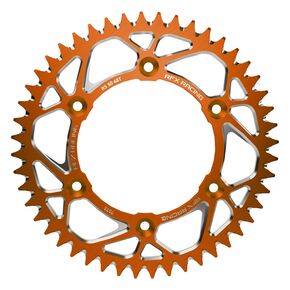 Orange 48 Tooth Pro Elite Aluminium Rear Sprocket