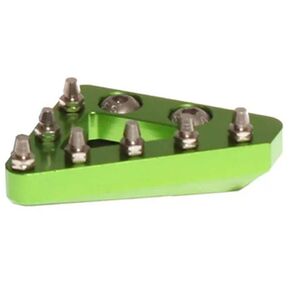 Green Pro Series CNC Solid Rear Brake Pedal Tip