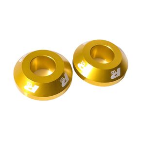 Yellow Pro Series Fast Rear Wheel Spacers