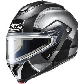 Black/Silver C91 Jyn MC5 Modular Snow Helmet w/Electric Shield
