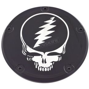 Black Grateful Dead Steal Your Face Low Profile Derby Cover