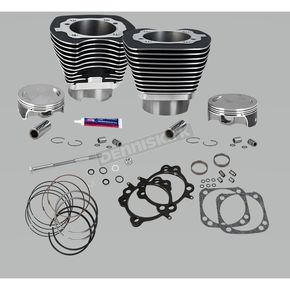 Wrinkle Black 4-1/8 in. Bore Cylinder and Piston Kit w/Stock Bolt Pattern