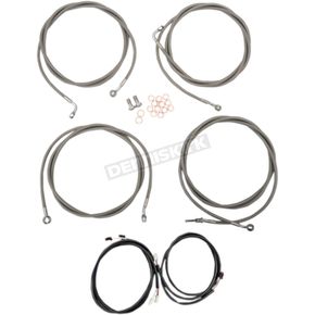 Braided Stainless Complete Cable Kit for 7