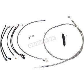 Stainless Steel  XR Handebar Control Cable Kit for use 12