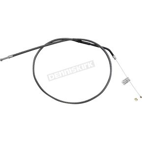 31 7/8 in. KARBONFIBR Braided Throttle Cable w/ 45 Degree Elbow
