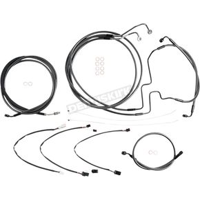 Braided Control Cable Kit for use w/12-14 in. Ape Hangers (ABS)
