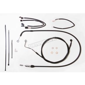 Black XR Handlebar Control Cable Kit for use with 12-14 in. Apehangers