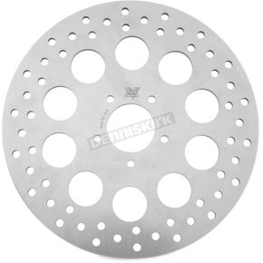 Silver Front 11.8 in. Solid Mount Hole Pattern Rotor