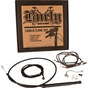 Black Vinyl Cable Kit for 16 in. Gorilla Ape Hangers
