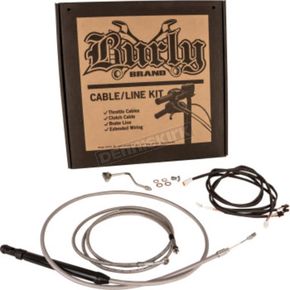 Braided Stainless Cable Kit for 14 in. Gorilla Ape Hangers