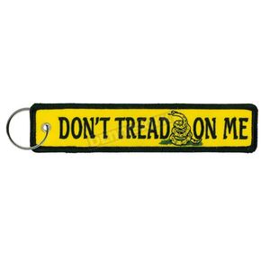 Yellow Don't Tread On Me Key Chain Fob