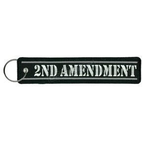 Black 2nd Amendment Key Chain Fob