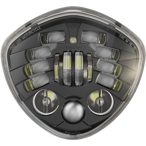 Black Model 8695 Diamond Adaptive 2 7 in LED Headlights