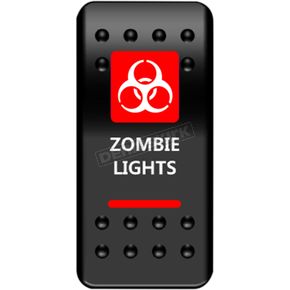 On/Off Red Roof Zombie Light  Rocker Switch 