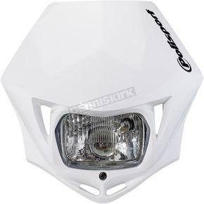 White MMX Headlight 