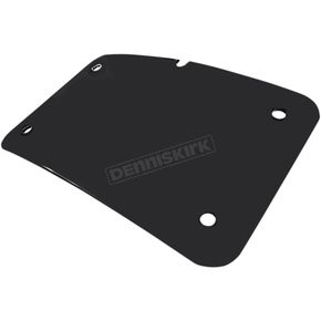 Black Curved 3 Hole License Plate Mount