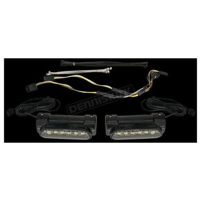 Black 1 1/4 in. X 4 7/8 in. Engine Guard LED Lights
