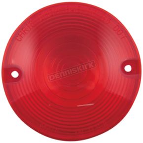 Red 3 in. Flat Style Lens