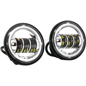 Chrome 4.5 in. LED Passing Lamps