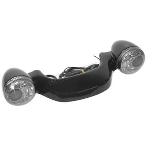 Black Rear Light Bar w/Smoke Lens 