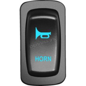Blue Low-Profile Horn Switch